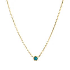 Femme Luzaka Colliers<Collier Misty acier doré or