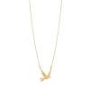 Femme Luzaka Colliers<Collier Oiseau acier doré or