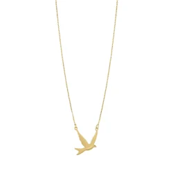 Femme Luzaka Colliers<Collier Oiseau acier doré or
