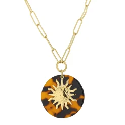 Femme Luzaka Colliers<Collier Oria acier doré or