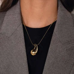 Femme Luzaka Colliers<Collier Pia acier doré or