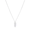 Femme Luzaka Colliers<Collier Plume Argent 925 rhodié
