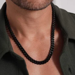 Homme Luzaka Colliers<Collier Raphael acier noir