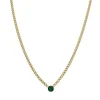 Femme Luzaka Colliers<Collier Rondina zircon vert
