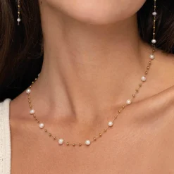 Femme Luzaka Colliers<Collier Rosaire perles nacre naturelle