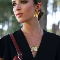 Femme Luzaka Colliers<Collier Sofia acier doré or