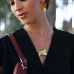 Femme Luzaka Colliers<Collier Sofia acier doré or