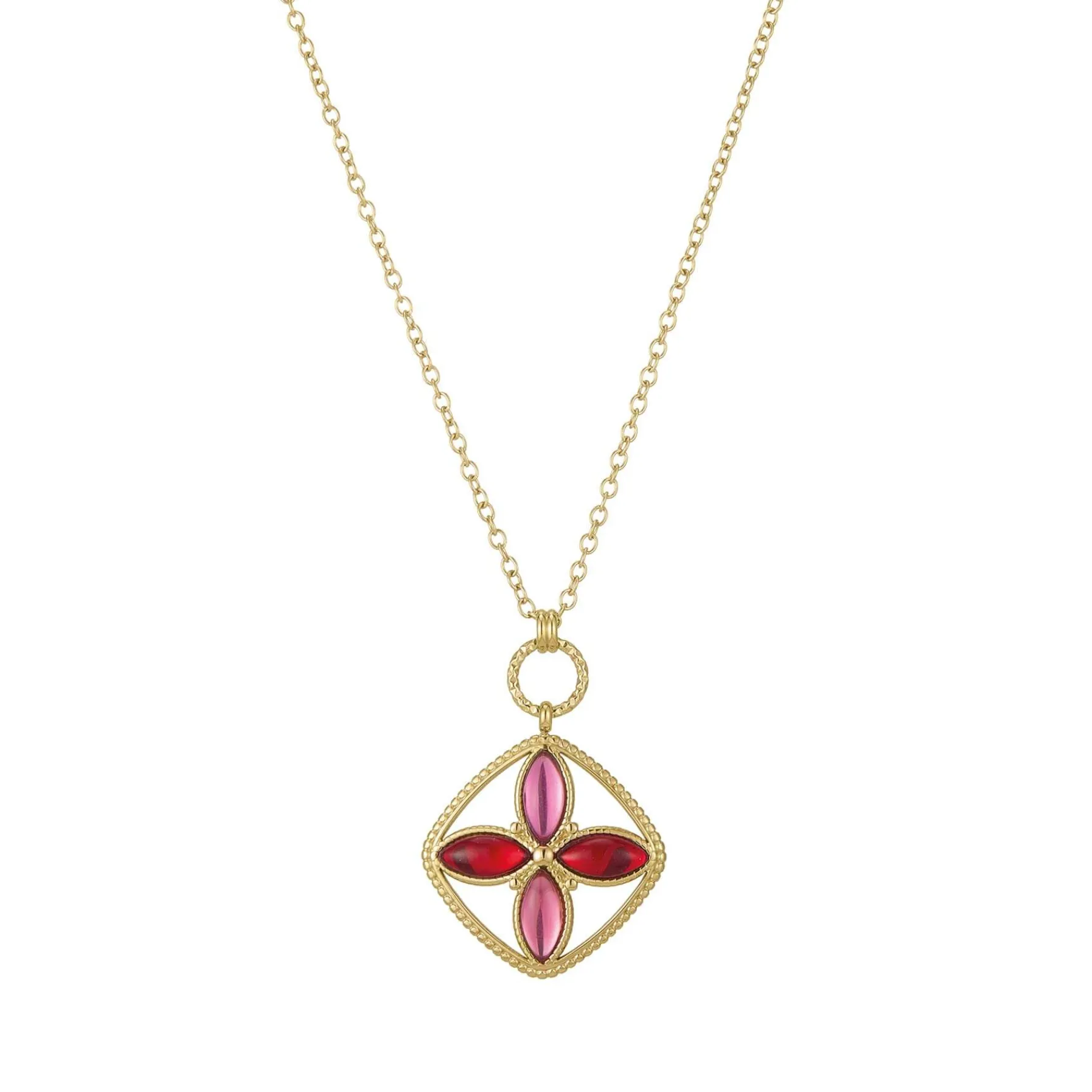Femme Luzaka Colliers<Collier Séville acier doré or rose