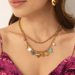 Femme Luzaka Colliers<Collier Torsada acier doré or