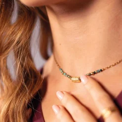 Femme Luzaka Colliers<Collier Totem Turquoise Africaine