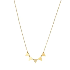 Femme Luzaka Colliers<Collier Triago acier doré or