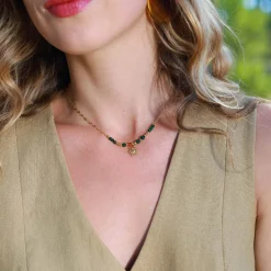 Femme Luzaka Colliers<Collier Vénus acier doré or