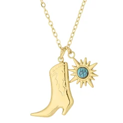 Femme Luzaka Colliers<Collier Western acier doré or