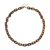 Femme Luzaka Colliers<Collier Yako maillons écailles de tortue