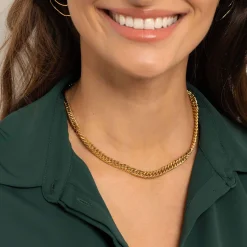 Femme Luzaka Colliers<Collier Zanzibar acier doré or