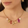 Femme Luzaka Colliers<Collier Zanzibar acier doré