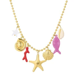 Femme Luzaka Colliers<Collier Zanzibar acier doré