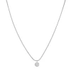 Femme Luzaka Colliers<Collier zircon blanc acier