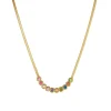 Femme Luzaka Colliers<Collier zircons multicolores