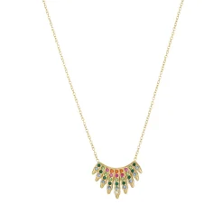 Femme Luzaka Colliers<Collier Zoé strass multicolores