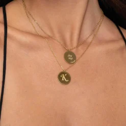 Femme Luzaka Colliers<Colliers médaille Astrologique