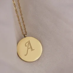 Femme Luzaka Colliers<Colliers Médaille Lettre