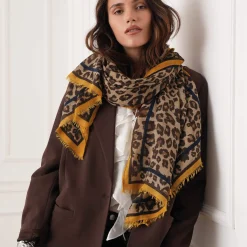 Luzaka Écharpes & Foulards<Echarpe Léo taupe