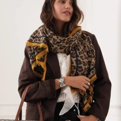 Luzaka Écharpes & Foulards<Echarpe Léo taupe