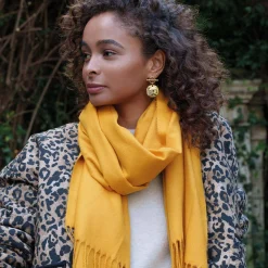 Luzaka Écharpes & Foulards<Echarpe Lucia Moutarde