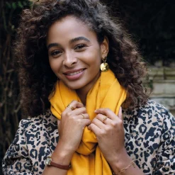 Luzaka Écharpes & Foulards<Echarpe Lucia Moutarde