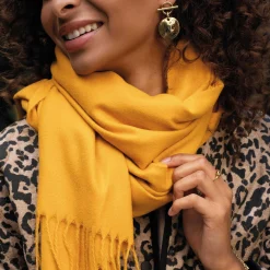 Luzaka Écharpes & Foulards<Echarpe Lucia Moutarde