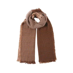 Luzaka Écharpes & Foulards<Echarpe pied de poule marron