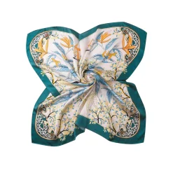 Luzaka Écharpes & Foulards<Foulard carré de soie Bornéo