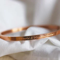 Femme Luzaka Bracelets<Jonc acier à message personnalisé