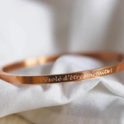 Femme Luzaka Bracelets<Jonc acier à message personnalisé