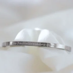 Femme Luzaka Bracelets<Jonc acier à message personnalisé