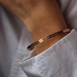 Femme Luzaka Bracelets<Jonc acier à message personnalisé