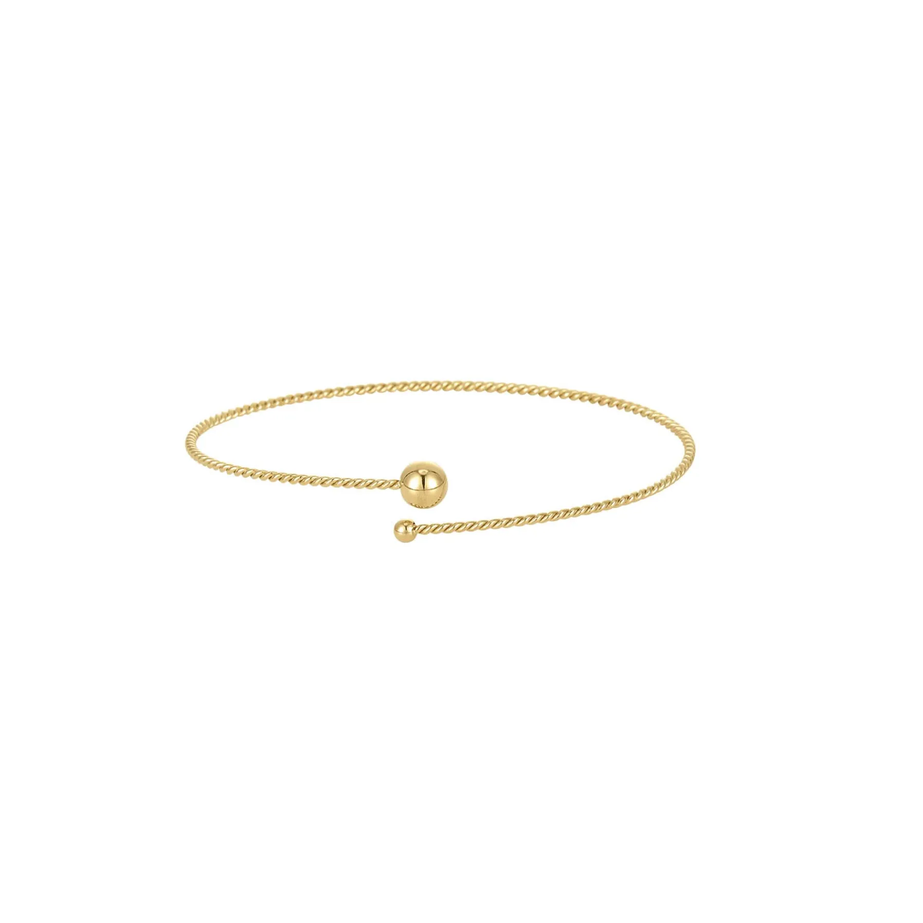 Femme Luzaka Bracelets<Jonc Asio acier doré or