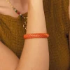Femme Luzaka Bracelets<Jonc Lina orange