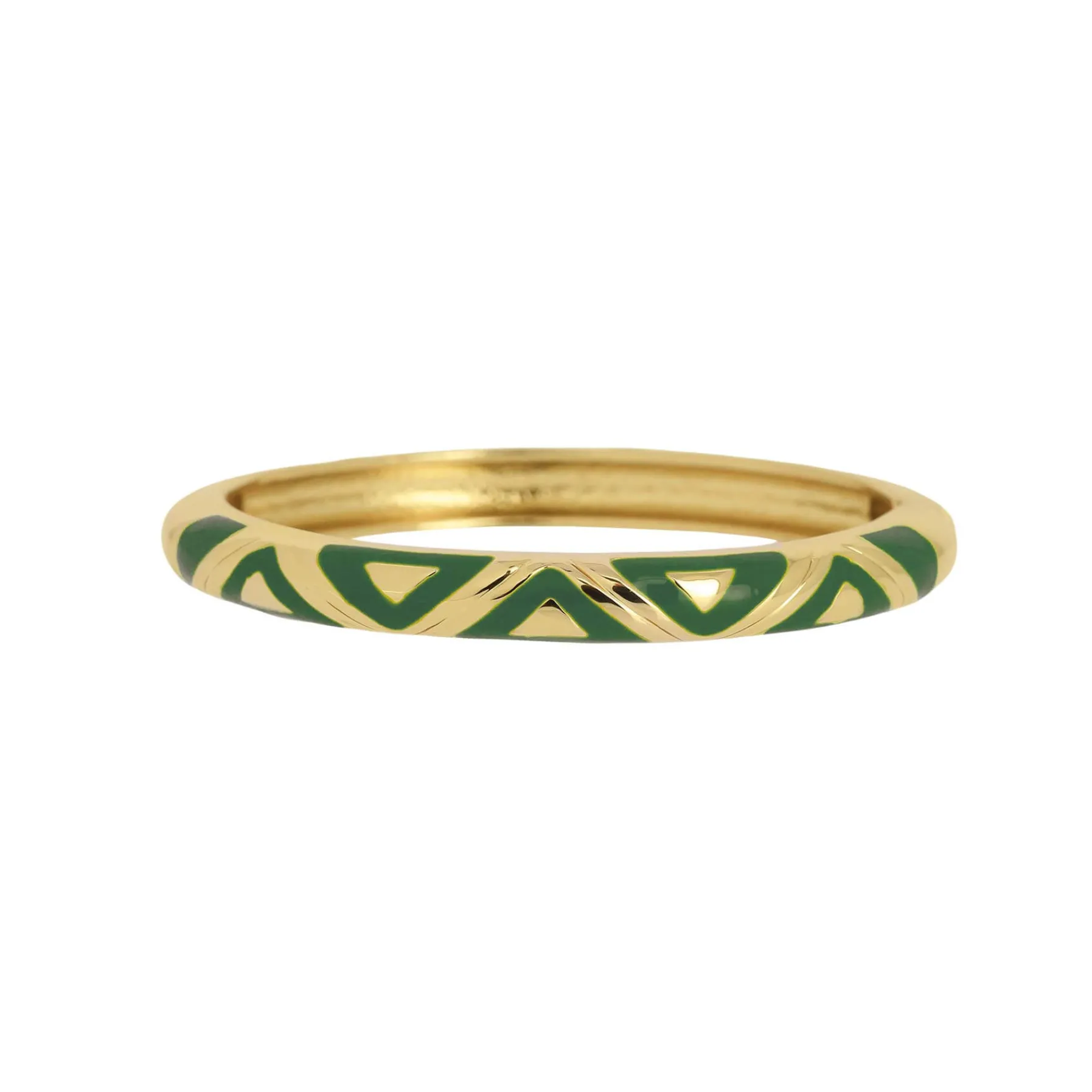 Femme Luzaka Bracelets<Jonc Line vert foncé