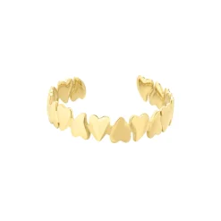 Femme Luzaka Bracelets<Jonc Mathilde acier doré or