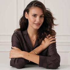 Femme Luzaka Bracelets<Jonc Mathilde acier doré or