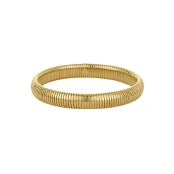 Femme Luzaka Bracelets<jonc Maya acier doré or