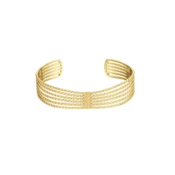 Femme Luzaka Bracelets<Jonc Perlé acier doré or