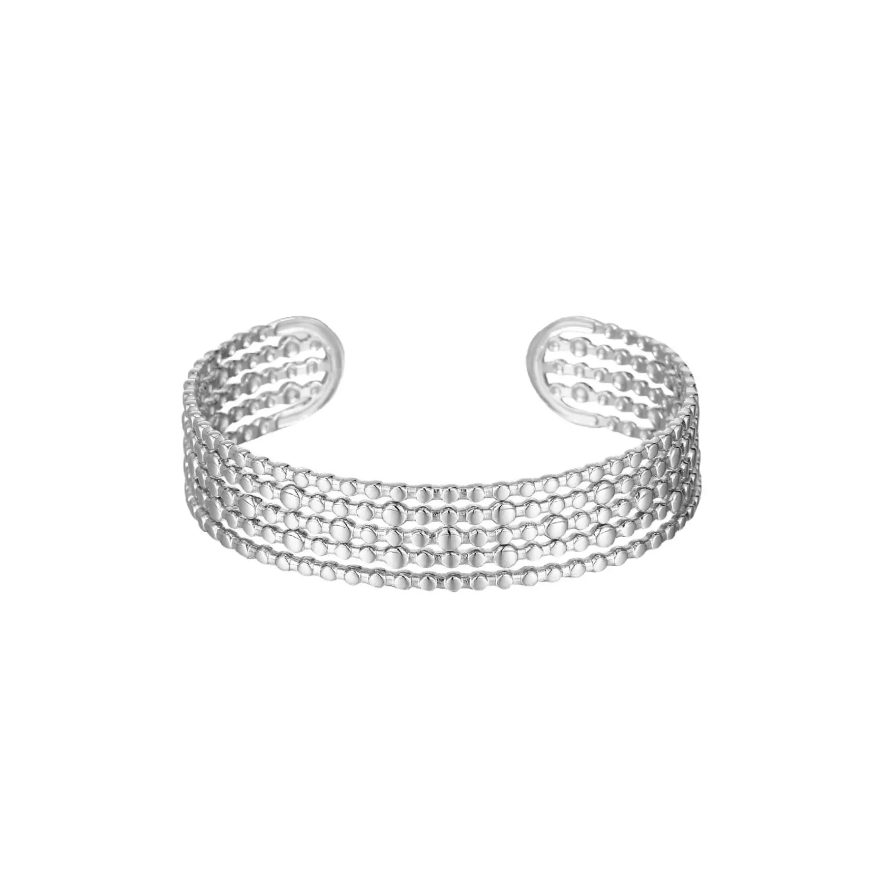 Femme Luzaka Bracelets<Jonc Perline acier