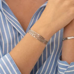 Femme Luzaka Bracelets<Jonc Rameau acier