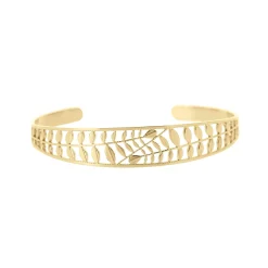 Femme Luzaka Bracelets<Jonc Rameau acier doré or