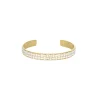 Femme Luzaka Bracelets<Jonc Rio blanc acier doré or