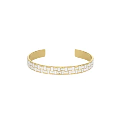 Femme Luzaka Bracelets<Jonc Rio blanc acier doré or