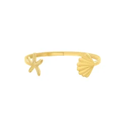 Femme Luzaka Bracelets<Jonc Summer acier doré or